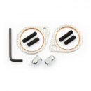 James, Shovel Auspuffdichtung & Befestigungssatz. Stahlkern.